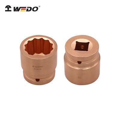 WEDO 1&quot; Impact Socket Non Sparking Beryllium Copper High Quality Impact Socket Bam/FM/GS Certified