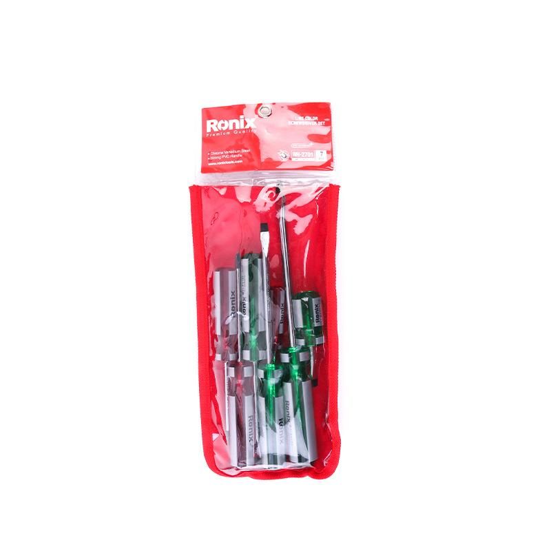 Ronix Hand Tools Model Rh-2701 Cr-V Magnetic 7PCS Screwdriver Set