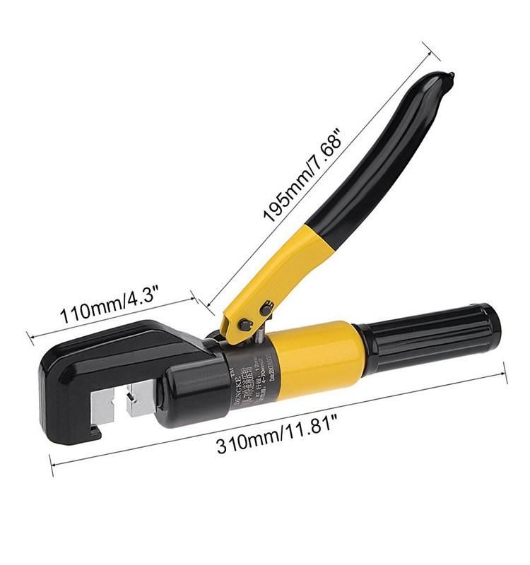 Heavy Duty 4-70 mm 8t Manually Hydraulic Crimper Crimping Tool