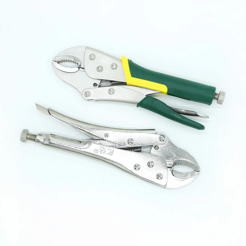 Locking Pliers Curved Straight Head CRV Steel