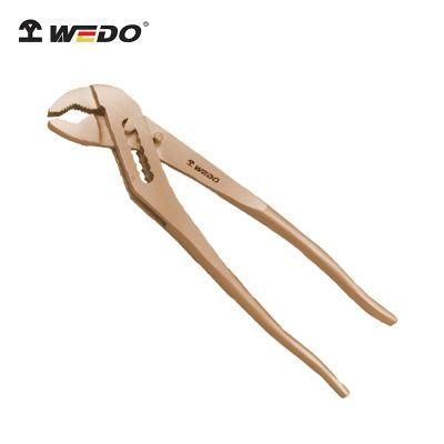 WEDO Beryllium Copper Pliers Non-Sparking Slip Joint Pliers Bam/FM/GS Certified