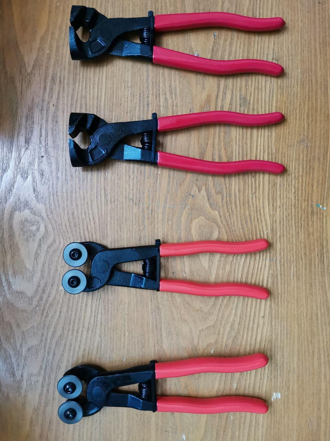 Tile Plier/Wheeled Nipper, High Carbon Steel, Dipped Handles