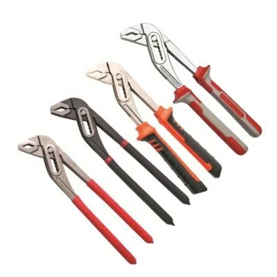 8&quot;10&quot;12&quot;, Made of Carbon Steel, CRV, Polish, Black, PVC or Dipped Handle, D4 Type, Water Pump Pliers, Groove Joint Pliers