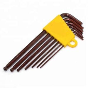 Brown Oxide Ball End Allen Key Wrench Set