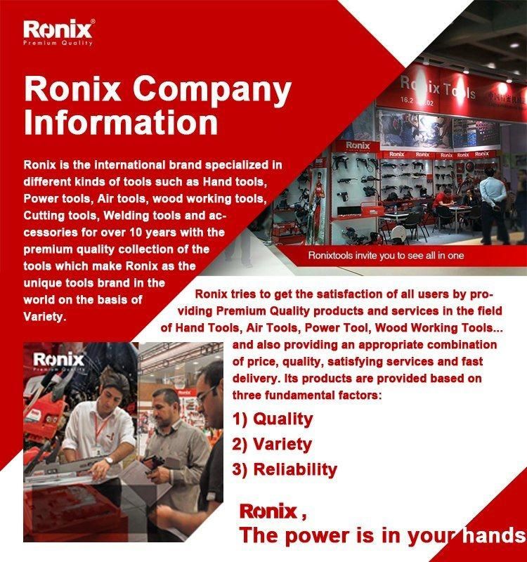 Ronix High Quality Model Rh-2051 18PCS Cr-V Hex & Key Set