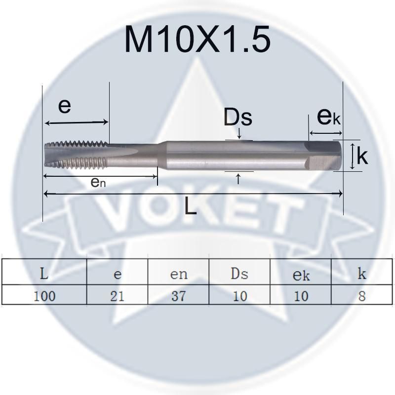 HSS DIN371 Spiral Pointed Taps M2 M2.5 M3 M4 M5 M6 M8 M10 M12 Machine Thread Screw Tap