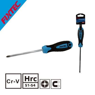 Fixtec Cr-V Pozidriv Screwdriver with Magnetized Tip