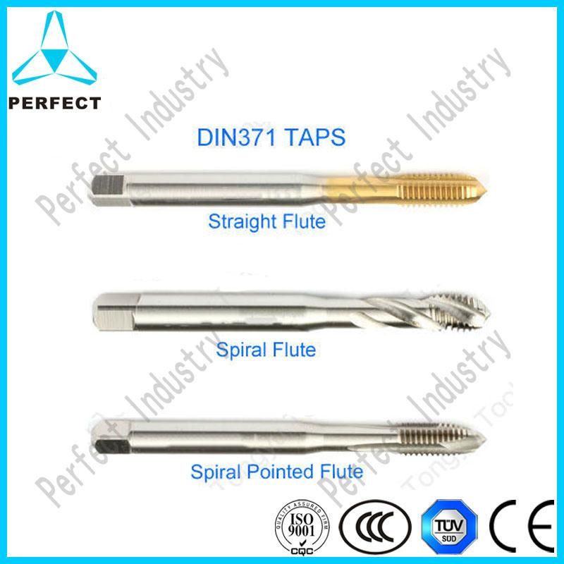 High Quality DIN 371 Spiral Flute HSS Screw Taps