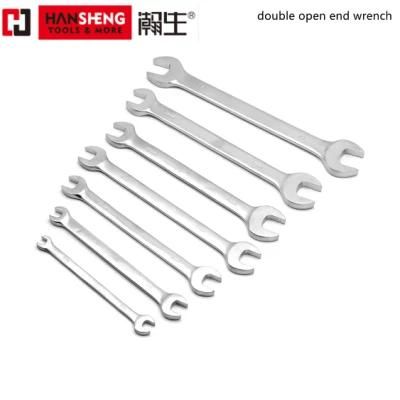 Made of Carbon Steel or Cr-V, Satin Finish, Pearl-Nickel Plated, Chrome Plated, Wrench Set, Double-Open End Wrench