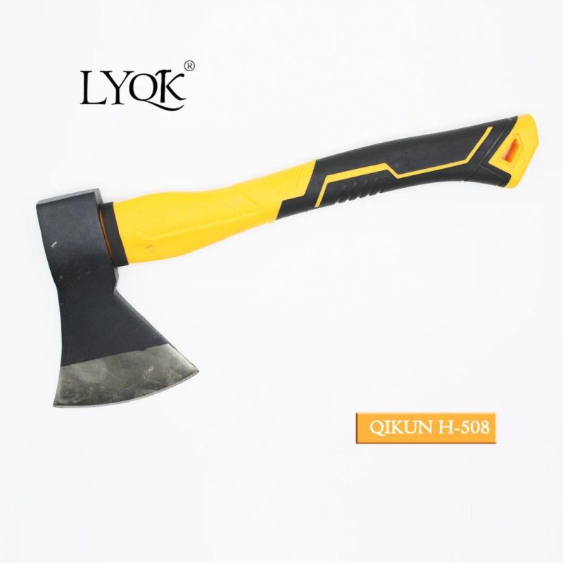 H-508 Construction Hardware Hand Tools Plastic Rubber Handle Hammer Axe