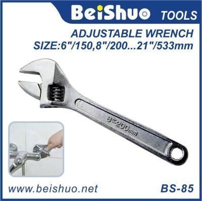 Multi-Size Carbon Steel General Flexible Adjustable Wrench/Spanner