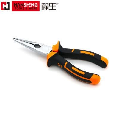 Professional Hand Tool, Made of CRV or High Carbon Steel, Long Nose Pliers