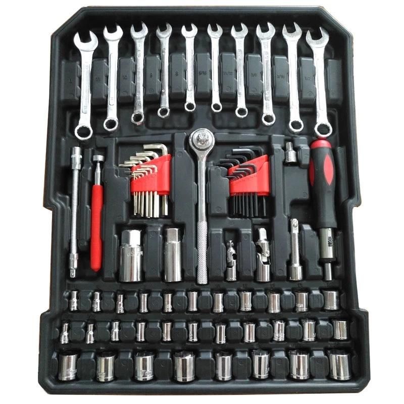 186PCS Popular Trolley Aluminium Case Home Hand Tool Set