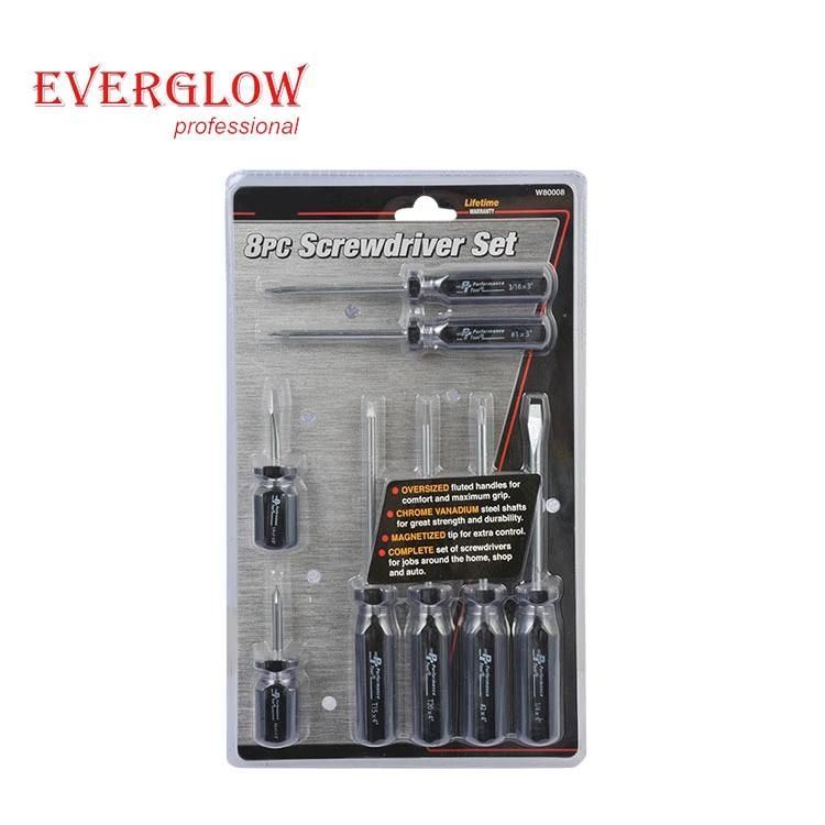 8PC Carbon Steel Screwdriver Set Tool Set