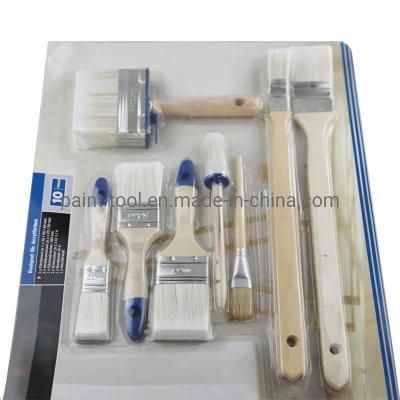 Wooden Handle Paint Brush Set for Home Decoration