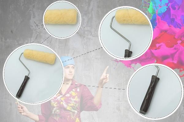 High Quality Polyester Acrylic Wall Painting Brush Paint Roller