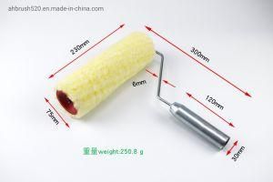 The Latest Version of 2020 Factory Wholesale Hot Sale Cheap High Quality Stainless Steel Handle Light Yellow Polyester Roller Brush