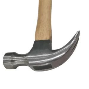 Fine Polished 16 Oz Claw Hammer with Wooden Handle