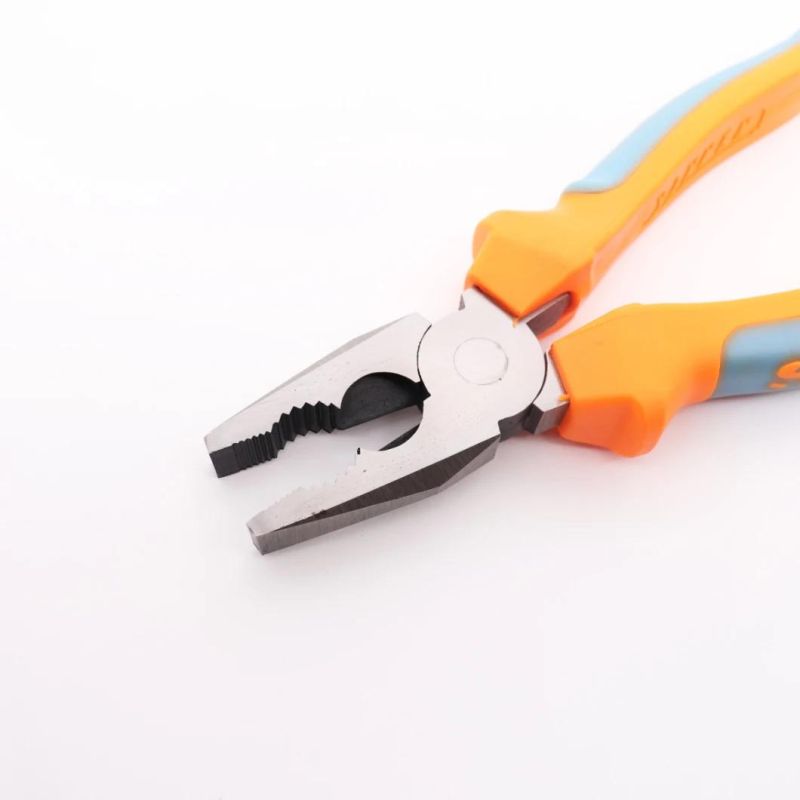 Professional Wholesale Rubber 6 Inch 8 Inch Steel Power Pliers with Logo Custom