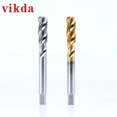 High Quality DIN JIS M32 Co5 Machine Tap Hsse Cobalt Spiral Flute Tap