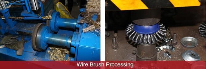 Round Cleaning Circular Steel Wire Wheel Brush