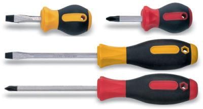 Cr-V Hexagonal Blade and Round Blade Screwdriver or Go Through Screwdriver and Magnetic (MF0120)