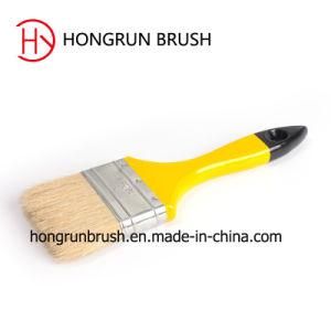 Paint Brush with Wooden Handle Imitation Bristle for Cleaning