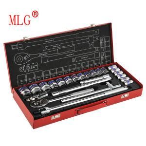 2015 Hot Sale 25PCS 1/2&prime;&prime; Dr. Socket Wrench Set with F Wrench (MLG-2020)