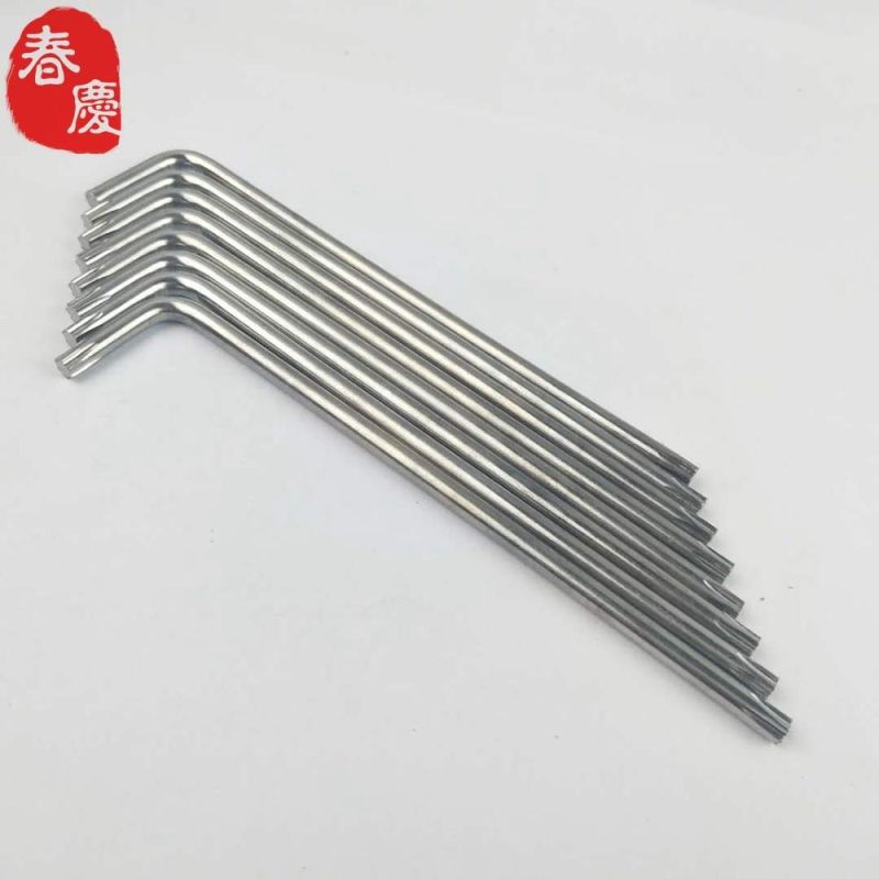 Carbon Steel L Shape Torx Wrench Nickel Plating Torx Wrench
