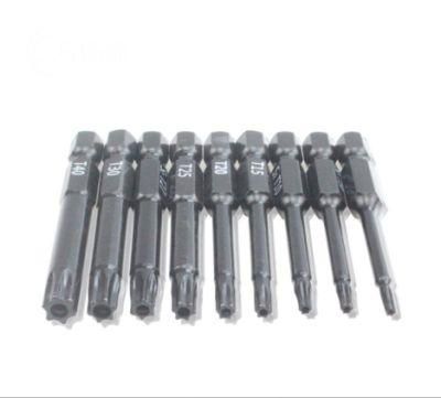 Hollow Plum Blossom Extended S2 Bits Hexagon Shank Screwdriver Bit Screwdriver Set