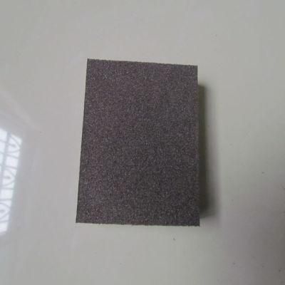 Factory Offered Four Sides Brown Black Aluminum Oxide Silicon Carbide Abrasive Sanding Sponge