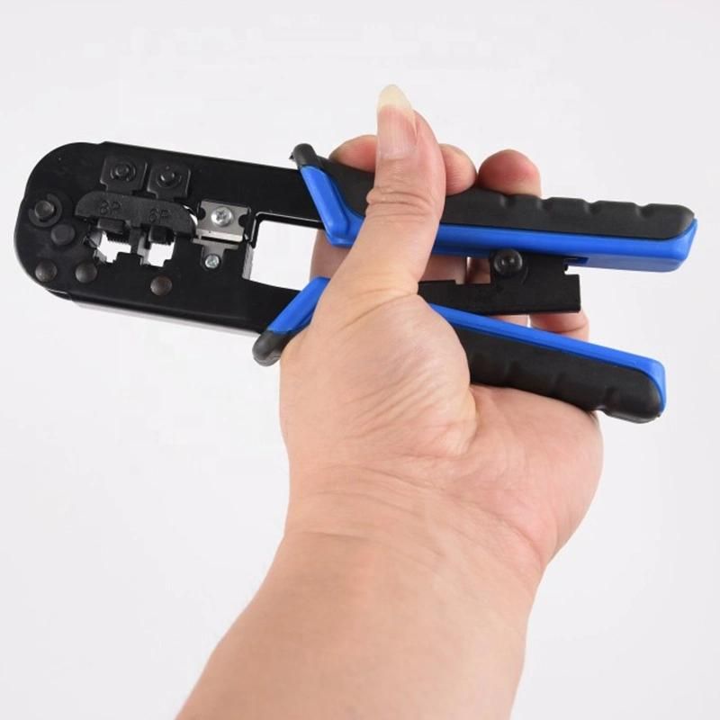 Cheap Combination Hand Tools Wire Stripper Network Cable Blue Crimping Pliers