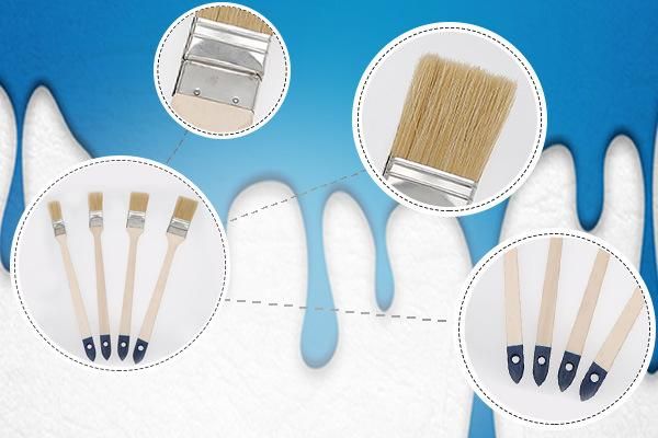 Natural Bristle Wooden Handle Cheap Paint Brushes