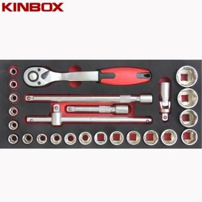 Kinbox Professional Hand Tool Set Item TF01m105 1/2 Socket Set
