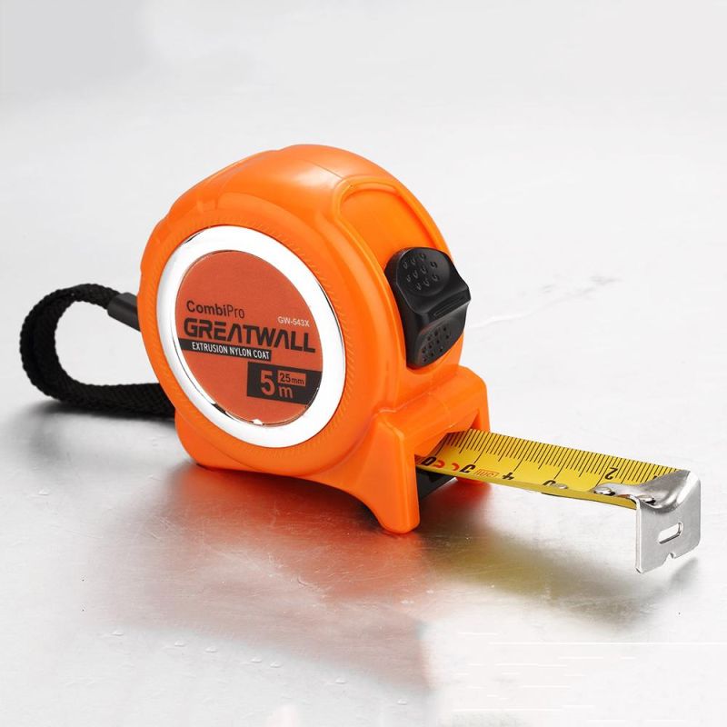 High Quality JIS Class Meter Tape 2 Stop Buttons Tape Measure