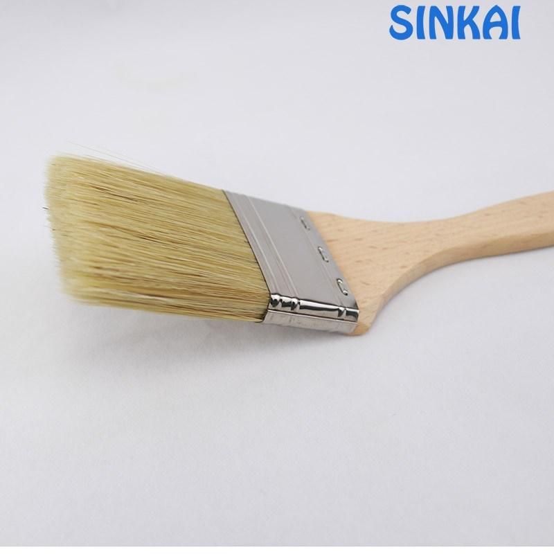 Wholesale Chinese Wall Paint Brushes Wooden Handle Pure Bristle Painting Brush