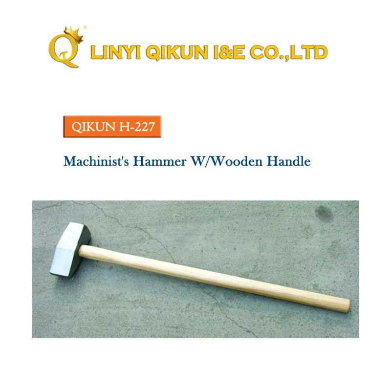 H-227 Construction Hardware Hand Tools Fiberglass Handle German Type Machinist′s Hammer
