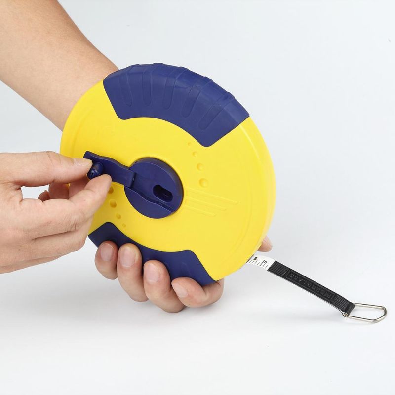10m/15m/20m/30m/50m Great Wall Best Selling ABS+Rubber Case Fiberglass Tape Measure