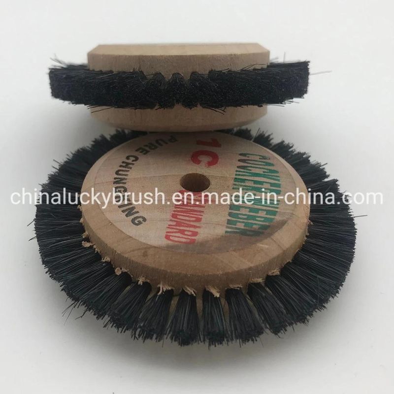Pig Bristle Small Dental Jewelry Cleaning or Polishing Wheel Round Disc Brush Industrial Brush (YY-994)