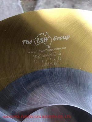 HSS Dmo5 Circular Saw Blade 275X1.6X32mm for Metal Tube Cutting.