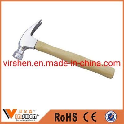 High Quality Wood Claw Hammer Nail Hammer with Wood Handle