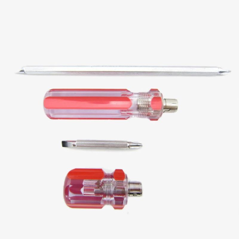 Double-Use High Quality Screwdriver with Plastic Handle