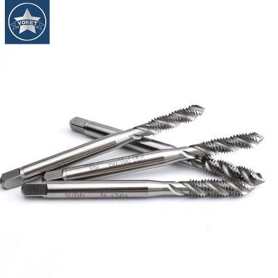 Hsse-M35 Long Shank 65mm 75mm Spiral Fluted Taps M1.2*0.25*70L M3*0.5*65L M3.5*0.6*65L M4*0.7*65L Machine Screw Thread Tap