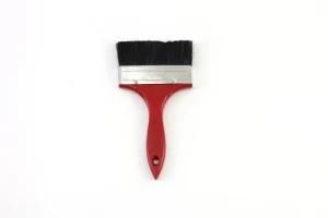 5&prime;&prime; Black Brush Wire Red Wooden Handle Paint Brush Set