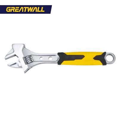 Heavy Duty 10inch Cr-V Adjustable Wrench with Hummer Function