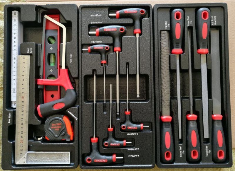 228PCS -5trays Tool Set with 7 Drawers Heavy Duty Cabinet (FY228A2)