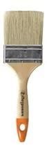 White Bristle Paint Brush with Wooden Handle