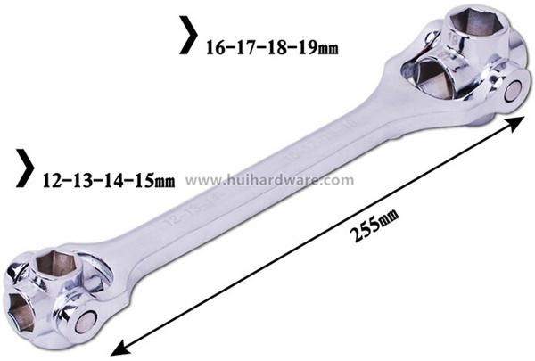 8 in 1 Dog Bone Combination Socket Wrench