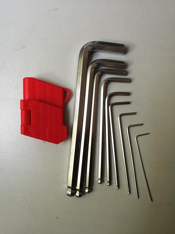 9PCS Good Quality Hex Key Set in Loose Packing. (FY09H)