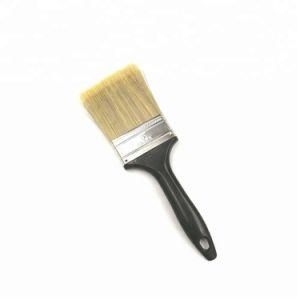 Professional 1 /2/ 3 /4 Inch Flat Acrylic Filament Hair Plastic Handle Paint Brush Tool